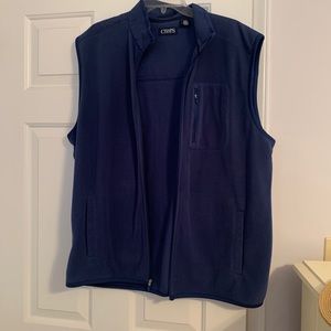 Navy blue chaps vest